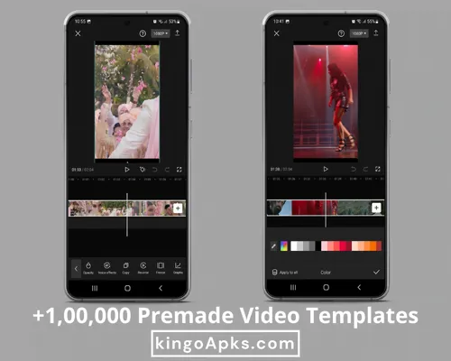 +100000 Premade Video Templates In Capcut Mod Apk