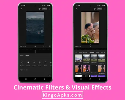 Cinematic Filters And Visual Effects In Capcut Mod Apk