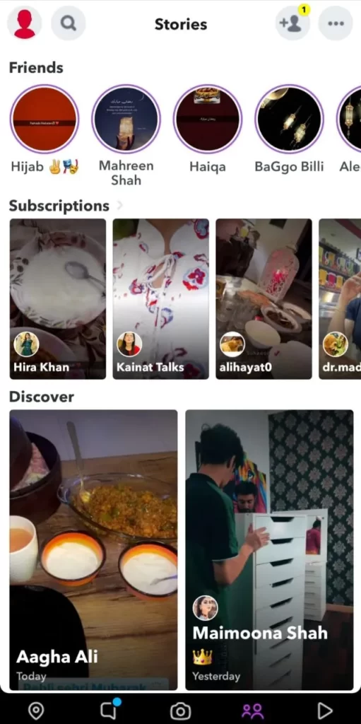 Hide Stories in Snapchat Mod Apk