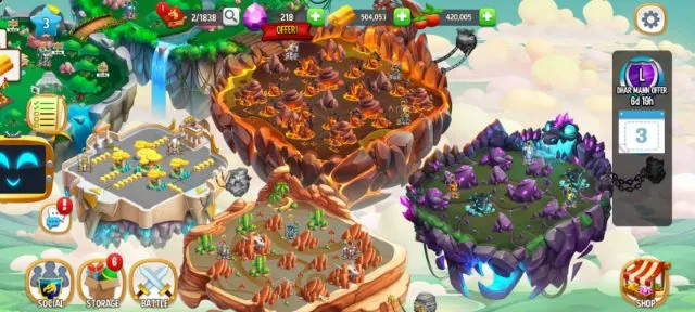 Create your Dragon Land in Dragon City Mod Apk